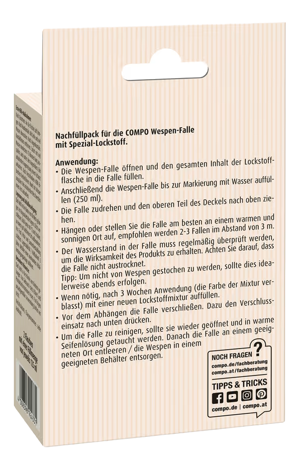 COMPO Wepenfallen Köder Nachfüllpack